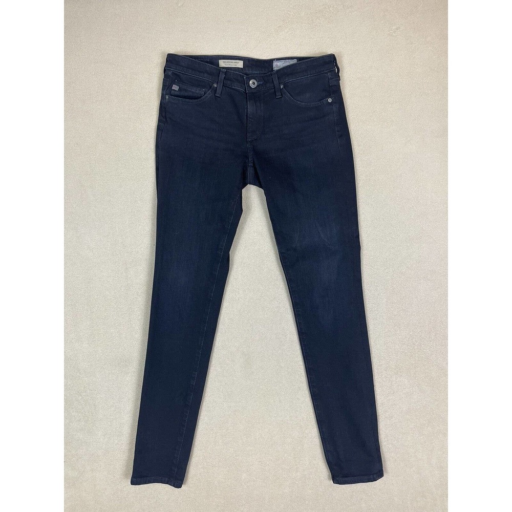 AG Adriano Goldschmied Jeans Adult 26R Black The Legging Ankle Preppy Womens